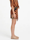 Vicolo - Minigonna pareo fantasia zebra