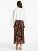 Susymix- Gonna lunga in tulle animalier
