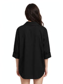 Susymix- Camicia over con frange